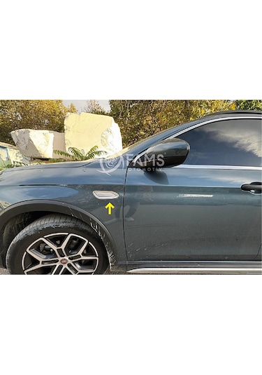 Fiat Egea Krom Sinyal Çerçevesi 2 Prç 2015 Üzeri Paslanmaz Çelik