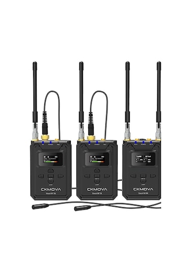 CKMOVA Vocal M V2 Profesyonel UHF Çift Kanallı Kablosuz Mikrofon