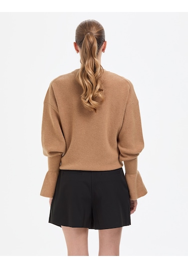 Pierre Cardin Kadın Camel Kazak /triko 50296484-vr015