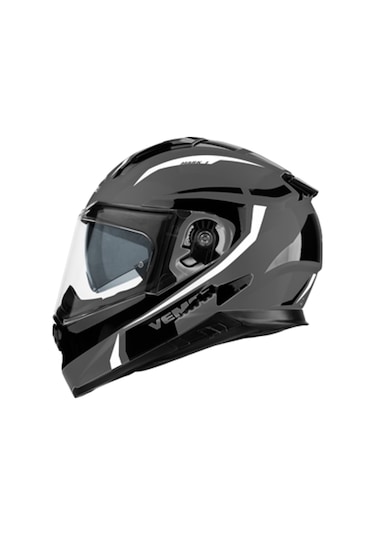 Vemar Zephır Kapalı Kask - Beyaz Gri