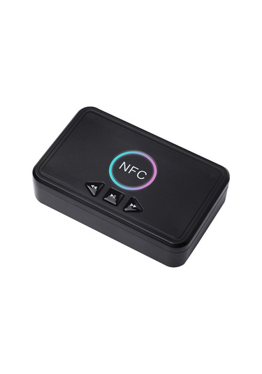Konesam Siyah Bt 5.0 Ses Alıcısı: Nfc İle Hızlı Bağlanma, Rca/aux/usb Girişleri, 10m Alım Mesafesi, U Disk Müzik Çalma