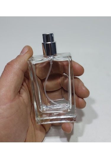 Paradise Cam Sprey Kolonya Parfüm Şişesi 50 Ml - Boş Şişe 10 Adet