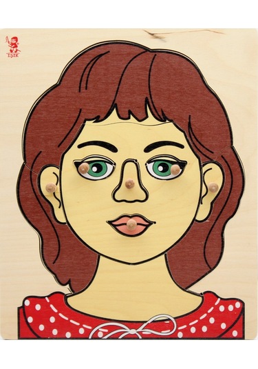 Kız Yüzü Ahşap Puzzle