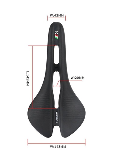 Suntek Bisiklet Koltuğu Eyer Yarış Yolu Bisiklet İçi Boş - Beyaz