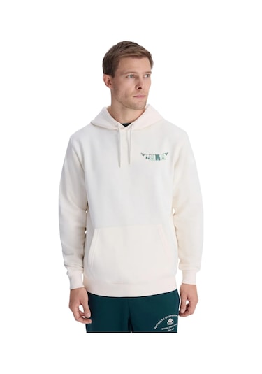 Kappa Unisex Regular Fit Sweatshirt Beyaz