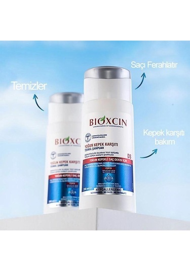 Aqua Kepek Karşıtı Termal Şampuan 300 ml  Yoğun Kepek Karşıtı Termal Şampuan 200 ml