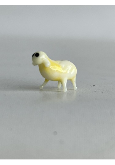 El Yapımı Mini Murano Cam Koyun Biblo A91-01