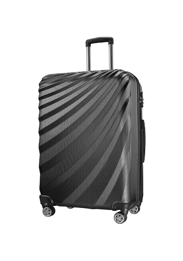 Wexta Wx-300 Anatolya Serisi Siyah Orta Boy Valiz Siyah
