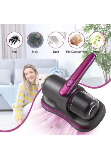 Auhma Ahv-07 Kablosuz Yatak Akar Süpürgesi 12v Uv Sterilizasyonlu Mite Remover