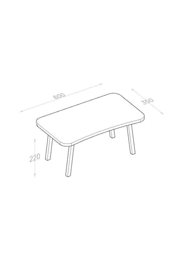 Base Portatif Katlanır Laptop Sehpası Marbellakiraz Meşe