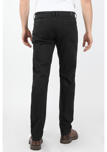Erkek Fleto Cep Gabardin Pantolon Siyah