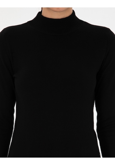 Pierre Cardin Kadın Siyah Kazak /triko 50315768-vr046 Siyah
