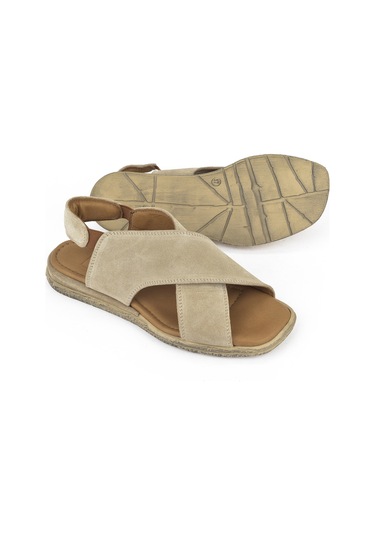 Ziya, Kadın Hakiki Deri Sandalet 1511047z706 Bej 1511047z706 340 Bej