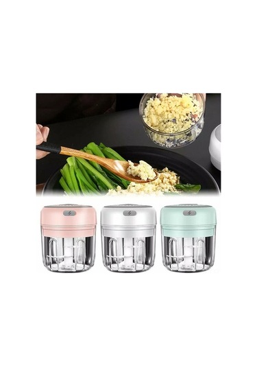 Ulzyvf Kablosuz Sarımsak Ezme Makinesi - Güçlü & Pratik Küçük Mutfak Yardımcısı Beyaz Beyaz