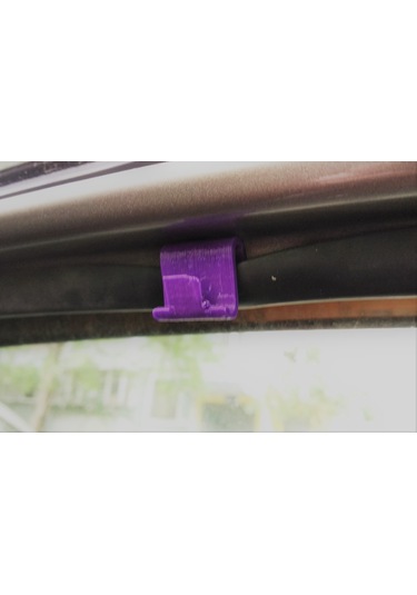 Renault Megane Fluence Arka Makam Perde Güneşlik Tutucu Klips - 3d