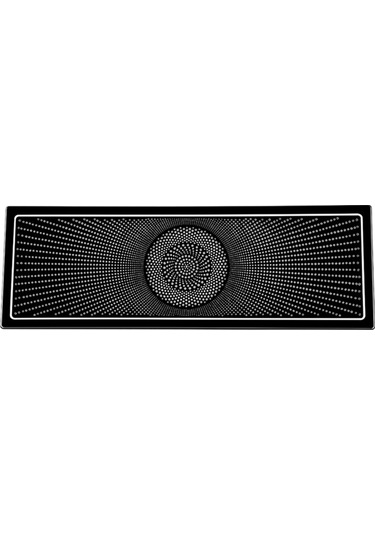 Toyota Paslanmaz Çelik Orta Sıra Tavan Hoparlör Kapağı Siyah