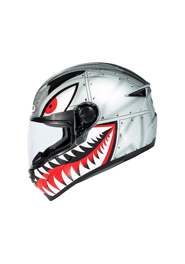 Zeus Zs-811a Al-38 Slv Black Motosiklet Kaskı