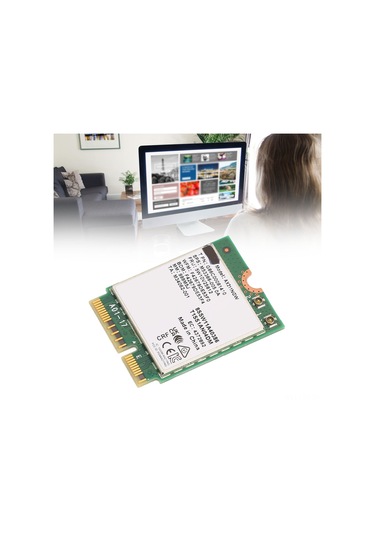 Fosenze M.2 Key-e Ax211ngw Kablosuz Ağ Kartı, 2400mbps, Bt5.2, 2.4/5/6ghz Üç Frekanslı, Plug And Play, Dayanıklı Pcb Malzeme