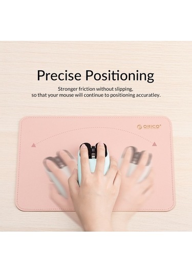Ebitda Orıco 200x300mm Çift Taraflı Mouse Pad, Mantar + Pembe Pu, Sürtünme Gücüyle Daha Hızlı Kullanım