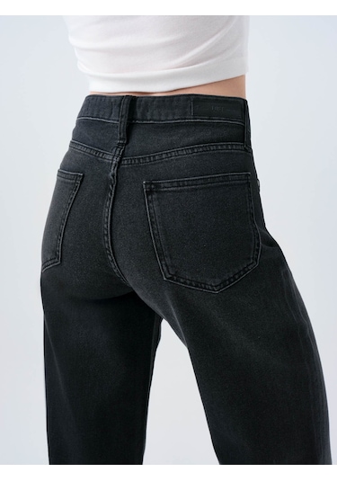 Loft Bella Regular Fit Siyah Kadın Jean Pantolon Lf2038792 Siyah
