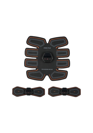 Xiyyadms 10 Modlu 20 Kademeli Karın Kası Güçlendirici, Şarj Edilebilir Pil, Ev Ve Ofis Kullanımı İçin Pratik Kas Geliştirme Aleti Siyah