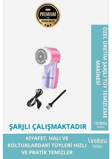 Özel Üretim Şarjlı Kablolu Tüy Temizleme Makinesi Kazak Halı Koltuk Battaniye Çok Renkli