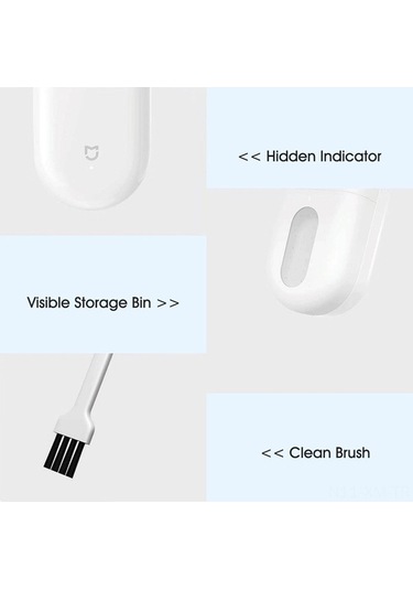 Bosphorusboutique02 Xiaomi Mijia Beyaz Kumaş Tüy Temizleyici - Yün, Pashmina, İpek İçin Ev Gereci Beyaz