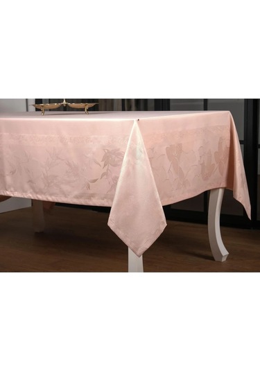 Çınar Lüx Jakar Bambu Kumaş Pudra Masa Örtüsü 160x320 Cm - 1059 Çok Renkli