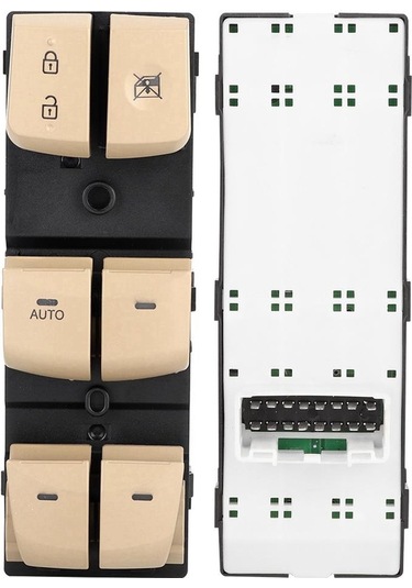 Hyundai Elantra Sol Dörtlü Cam Düğmesi Anahtarı Bej 2011--2015