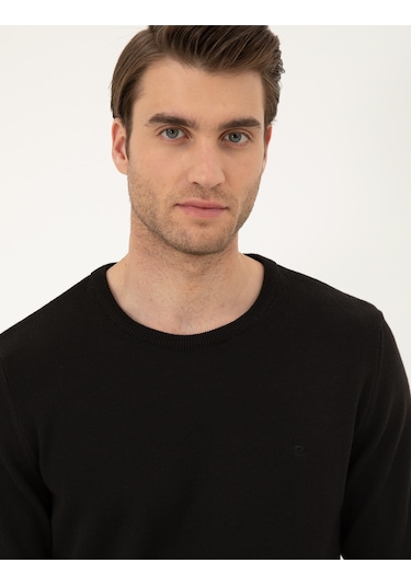 Pierre Cardin Erkek Siyah Kazak /triko 50296575-vr046 Siyah