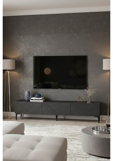 Tsa1804a - Ferro180 Tv Stand, Tv Sehpası Antrasit 180cm Antrasit
