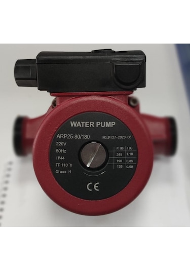 Water Arp 25-80/180 1 1/2" Çıkışlı Üç Hızlı Sirkülasyon Pompa