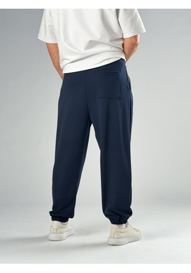 Cocopelli Pileli Lacivert Erkek Jogger Pantolon Coc2857