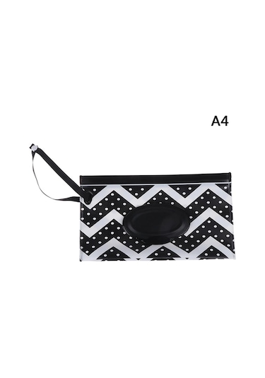 A1-kolay Taşıma Islak Mendil Kutusu Islak Mendil Kutusu Temizleme Mendilleri Taşıma Çantası Kapaklı Yapış Askı Silin Konteyner Vaka