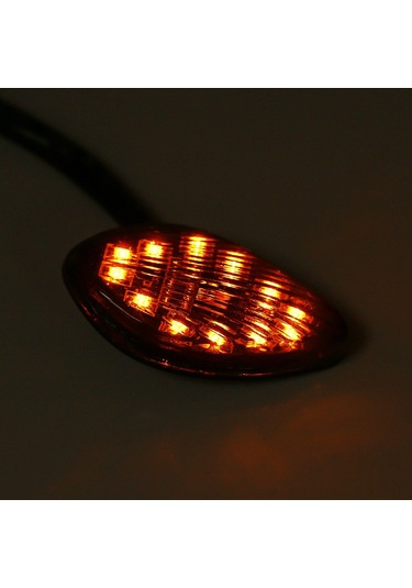 Springsun Honda Grom 2014-2016 İçin 12 Amber Led'li Motor Sinyal Lambaları - Hızlı Tepki, Enerji Tasarrufu, Ön/arka Uyumlu, Kolay Kurulum 2 Adet