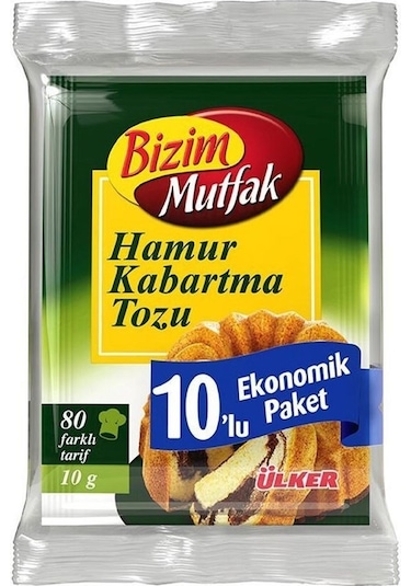 Bizim Mutfak Hamur Kabartma Tozu 10 Lu X 12 Adet