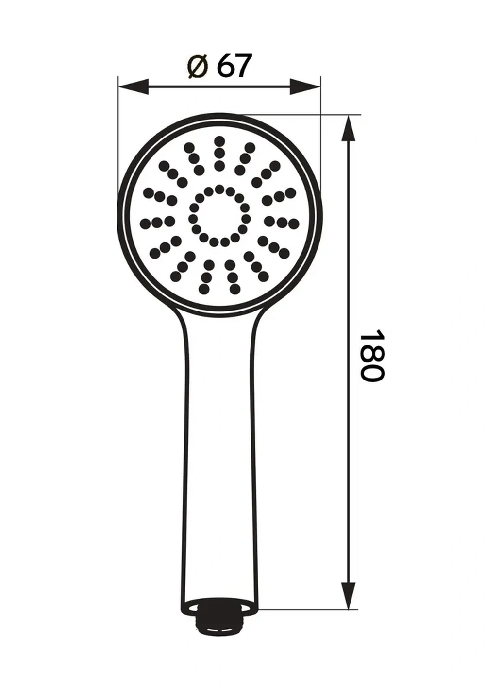 Zeın Hortsuz Duş Başlığı 51695664 Krom