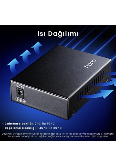 Cudy MC100GSA-20 Single Mode 20 Km Metal Switch