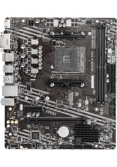 MSI A520M-A Pro AMD A520 4600 MHz (OC) DDR4 Soket AM4 mATX Anakart