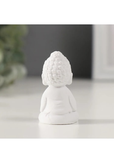 Simalend Çiçekli Buda Heykelciği 398878862