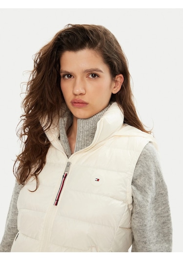 Tommy Hilfiger Tommy Hılfıger Kadın Yelek Ww0ww43773-z00 Beyaz