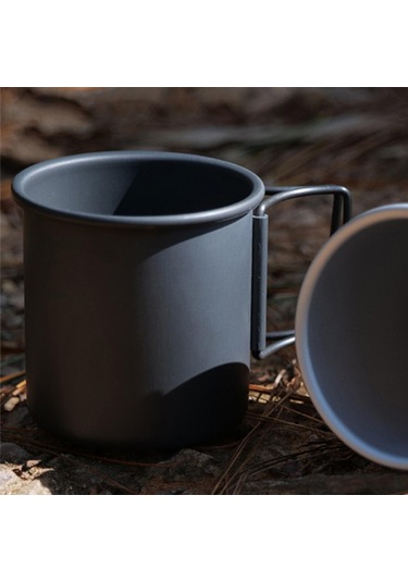 Suntek Kahve Kupa Kamp Kupa Katlanabilir Kolu 0.3l Turne Gezileri Siyah