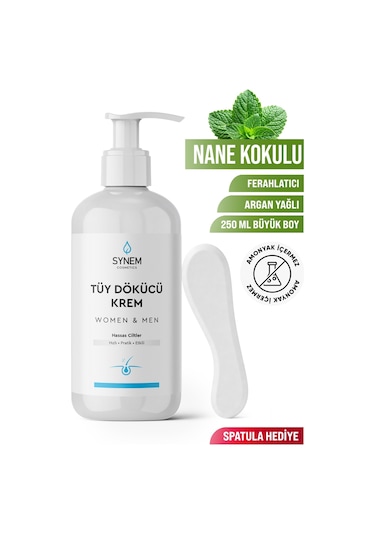Synem Hassas Ciltler için Unisex Tüy Dökücü Krem 250 ML