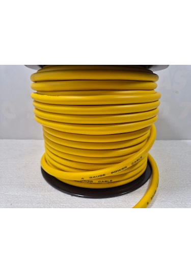 4ga Amfi Güç Kablosu - Aküden Çekilen Anfi Power Kablosu - 5 Metre