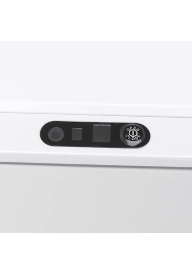 Qfdr Akıllı Çöp Kovası, Otomatik Açılır, İndüksiyona Duyarlı Beyaz