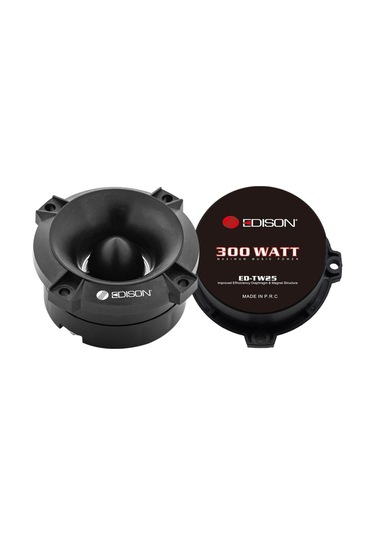 Edison Ed-tw25 8 Cm Super Bullet Spl Neodyum Tweeter 60w Rms 300w Maksimum