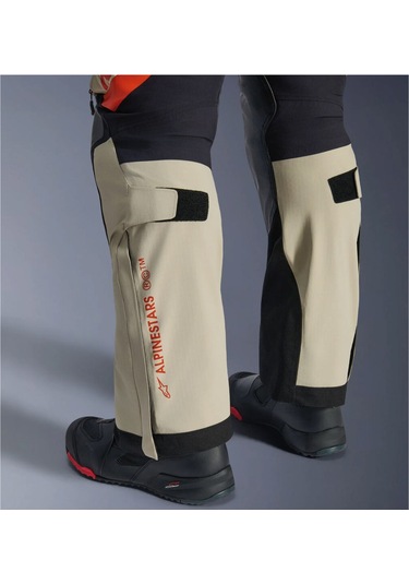 Alpinestars Halo Pro Ds Laminated Korumalı Motosiklet Pantolonu Krem Siyah