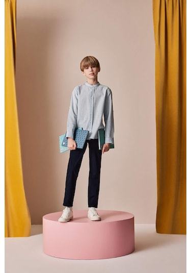 DeFacto Erkek Çocuk Düz Paça Basic Düz Gabardin Pantolon X4224A625SMNV135 DeFacto Erkek Çocuk Düz Paça Basic Düz Gabardin Pantolon X4224A625SMNV135