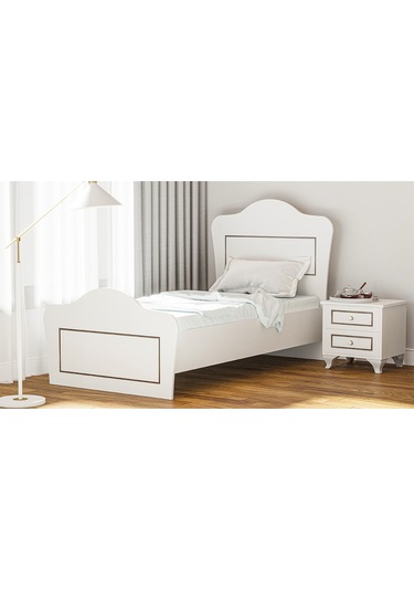 Rabi Mobilya Grey Country Karyola