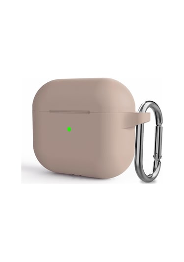 Microsonic Airpods 3 Uyumlu Askılı Mat Silikon Kılıf Kumsi